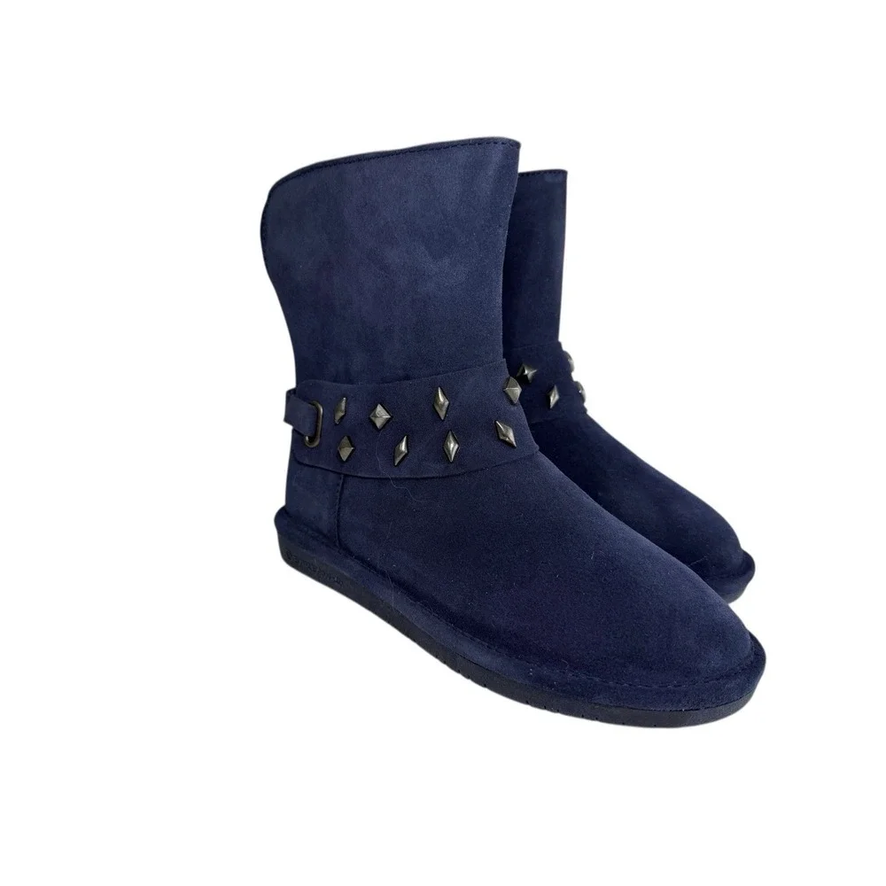 BEARPAW Jade Blue Stud Detail Women's Size‎ 7 No Box